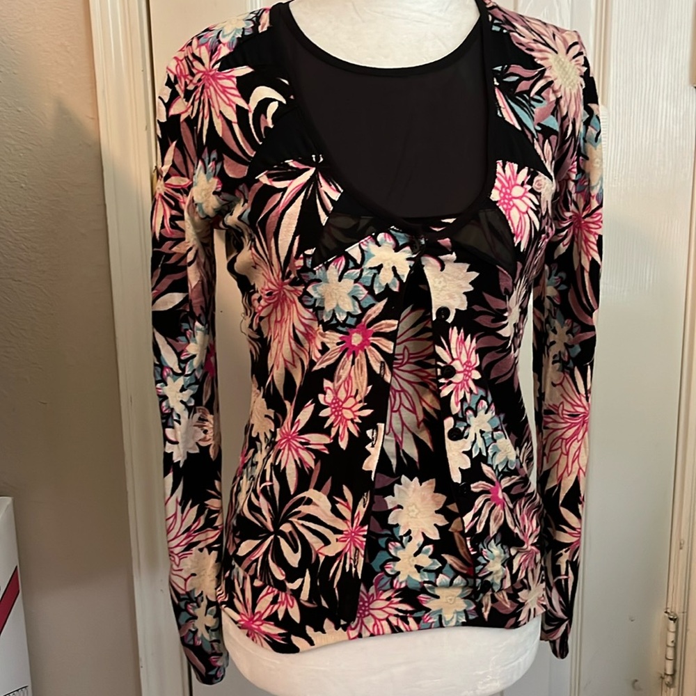 Vintage Blumarine floral top